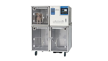 北摂夜間動物病院設備のICU（集中治療室）